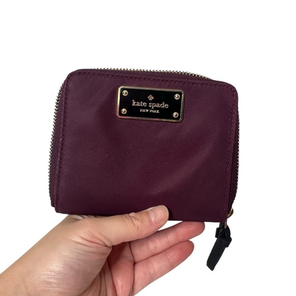 kate spade Handbags - |EUC| KATE SPADE Anderson Way Ciara Full Zip Nylon Small Wallet